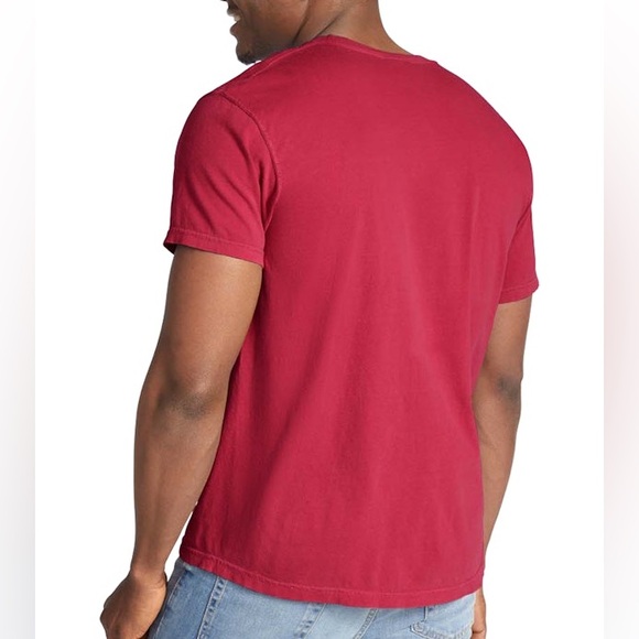 Comfort Colors Classic Coral Red Unisex Heavyweight Short Sleeve Basic T-Shirt - Picture 3 of 10